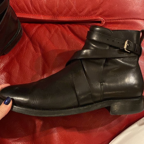 Burberry Boots with Wrap Around Buckles - Picture 2 of 9